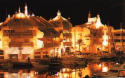 Image: Benalmadena harbour by night