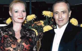 Image: Carreras with soprano Miranda van Kralingen at the Eindhoven concert
